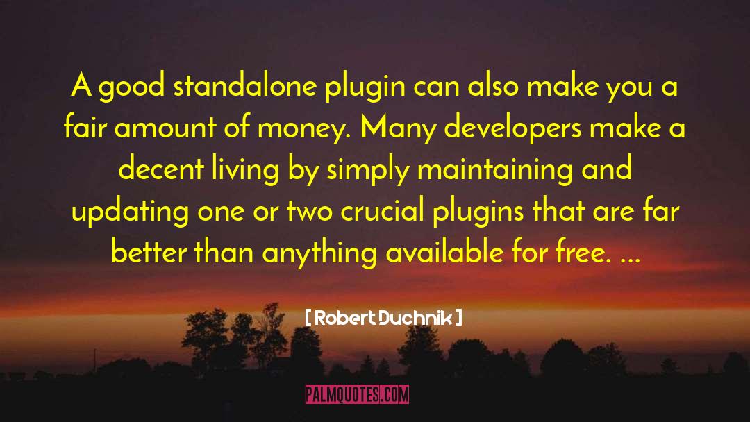 Mellotron Plugin quotes by Robert Duchnik