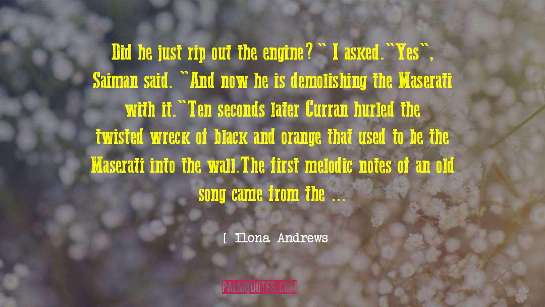 Melodic quotes by Ilona Andrews