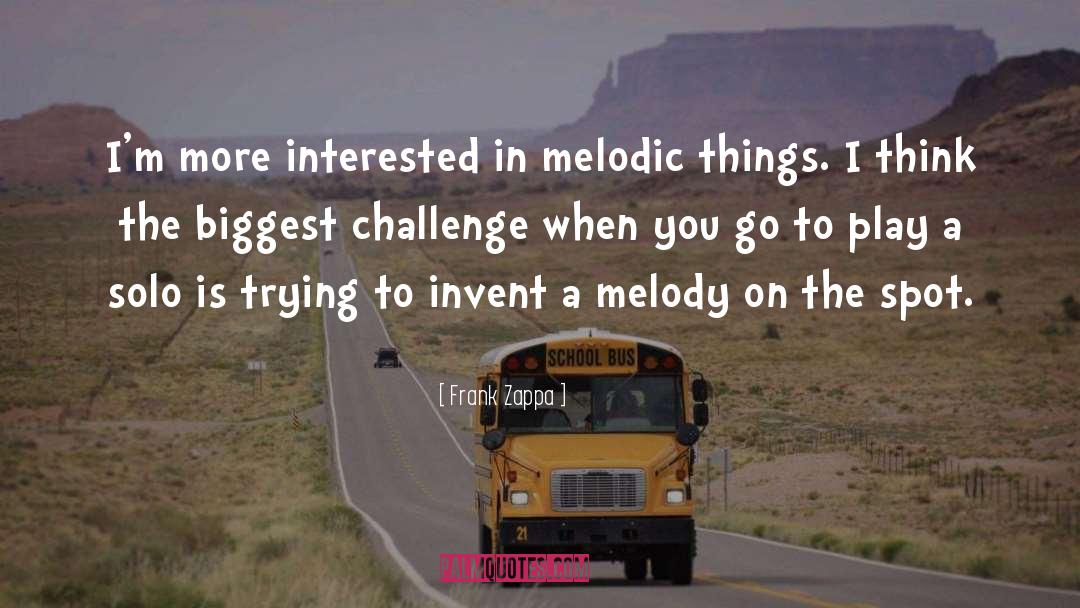 Melodic quotes by Frank Zappa