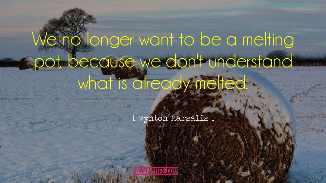 Melting Pot quotes by Wynton Marsalis