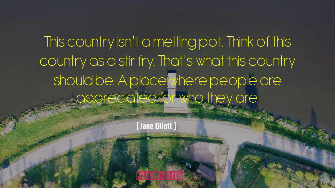 Melting Pot quotes by Jane Elliott