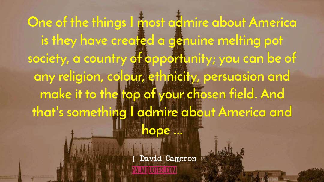 Melting Pot quotes by David Cameron