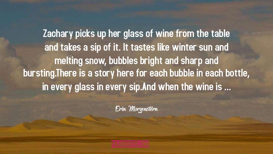 Melting Snow quotes by Erin Morgenstern