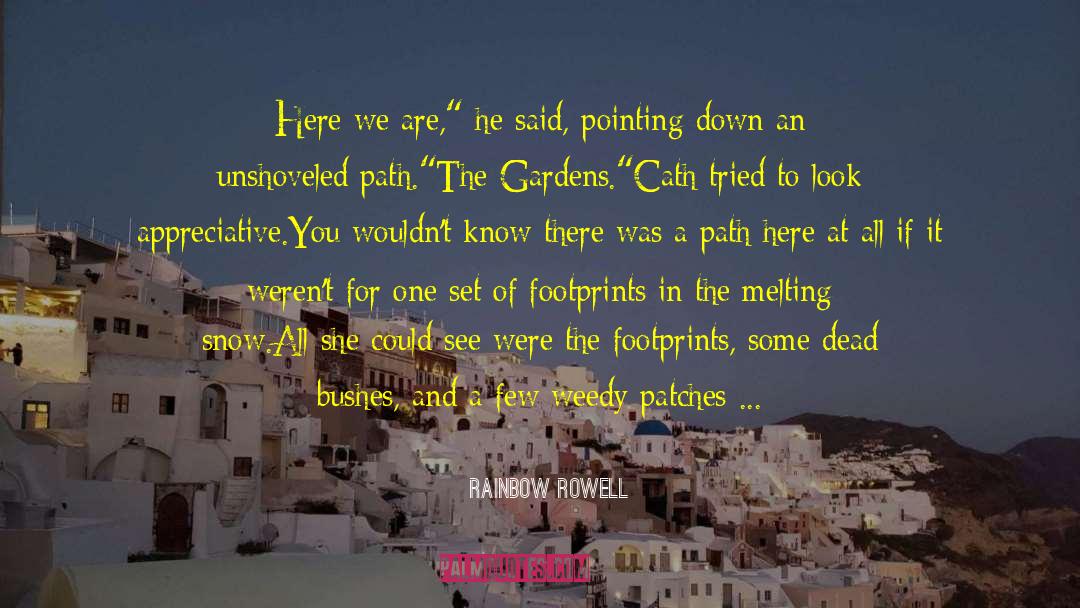 Melting Snow quotes by Rainbow Rowell