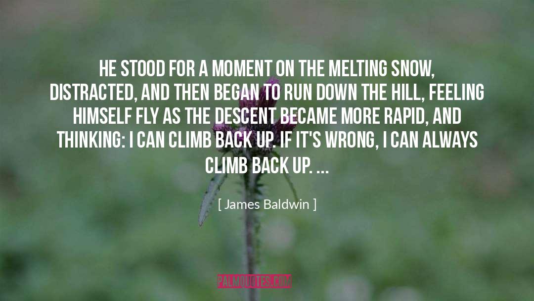 Melting Snow quotes by James Baldwin