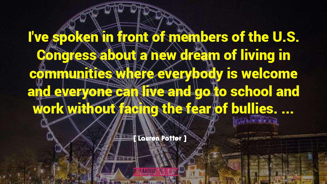 Members And Front Organizations quotes by Lauren Potter