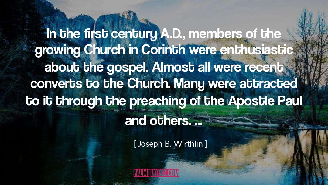 Members quotes by Joseph B. Wirthlin