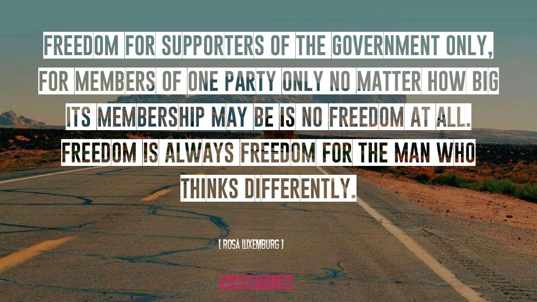 Membership quotes by Rosa Luxemburg