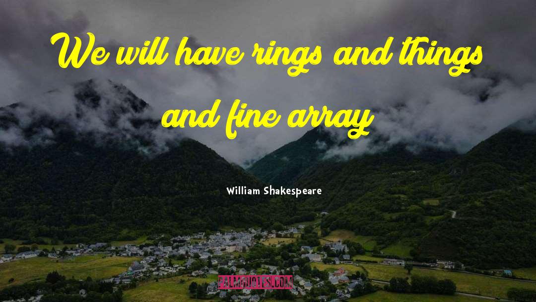 Memecah Array quotes by William Shakespeare