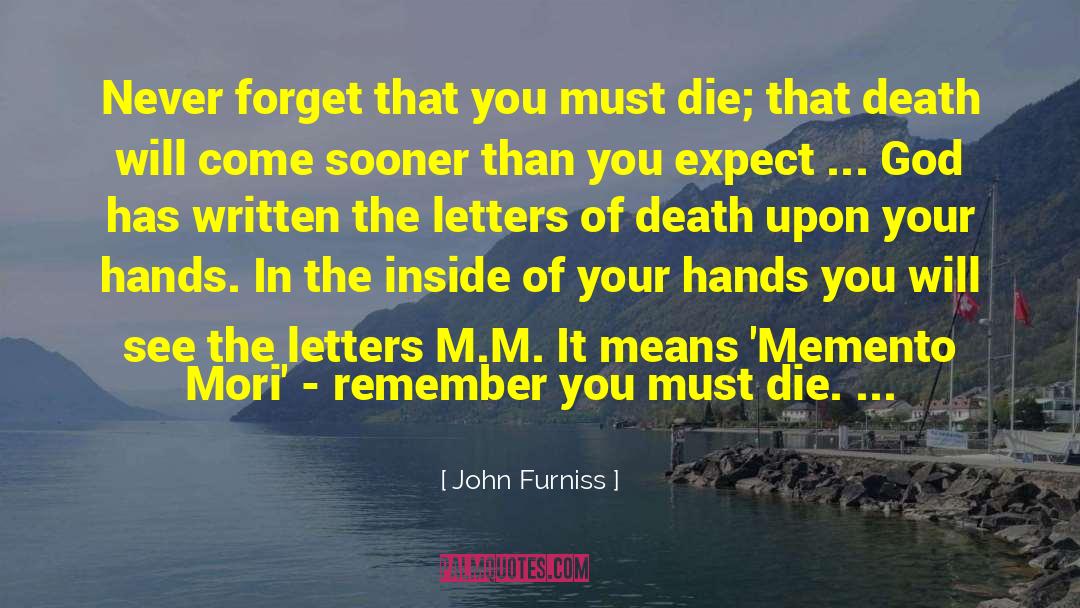 Memento quotes by John Furniss