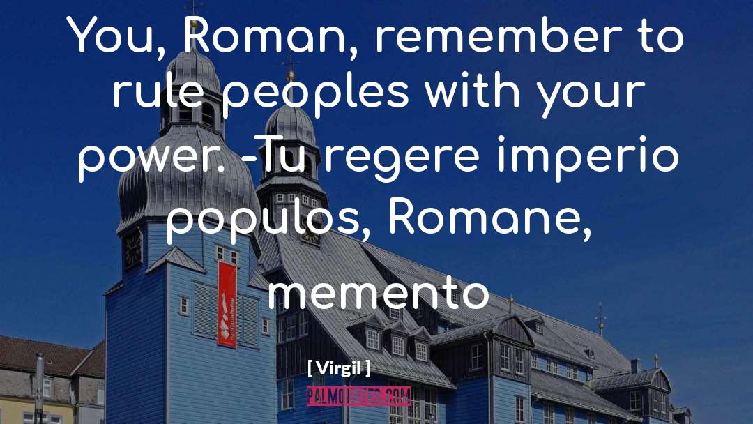 Memento quotes by Virgil