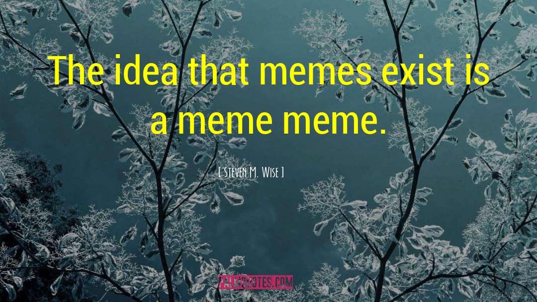 Memes quotes by Steven M. Wise