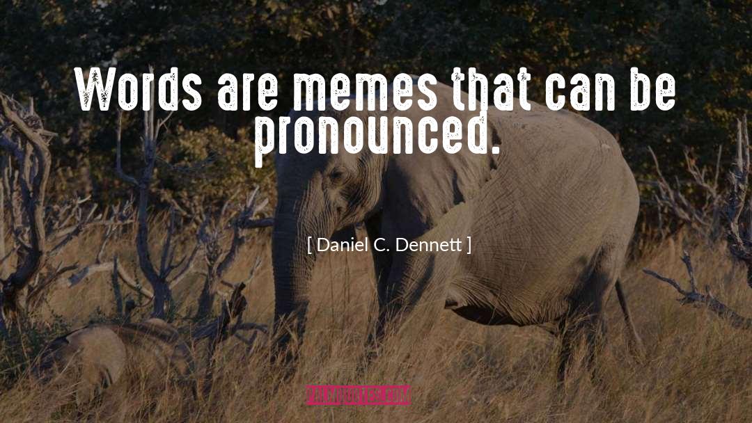 Memes quotes by Daniel C. Dennett