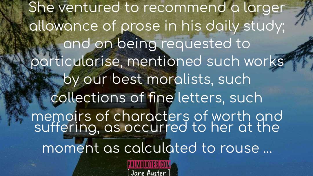 Memoirs quotes by Jane Austen