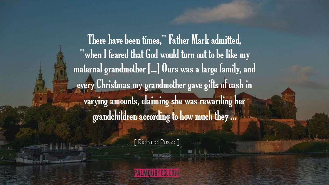 Memorable Christmas quotes by Richard Russo