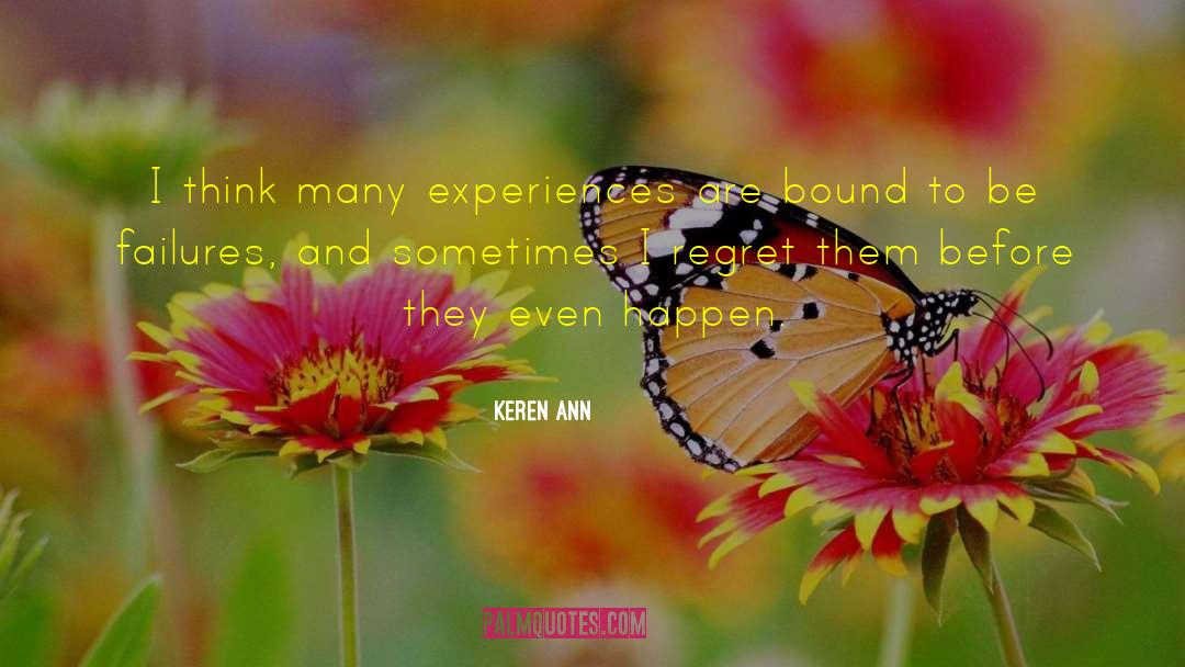 Memorable Experiences quotes by Keren Ann
