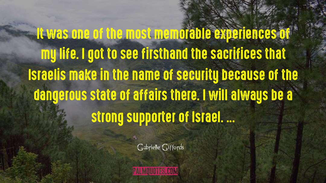 Memorable Experiences quotes by Gabrielle Giffords