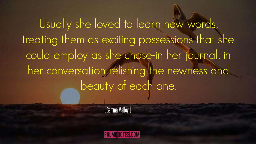 Memorable Words quotes by Gemma Malley