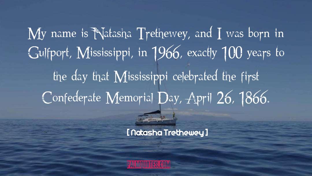 Memorial Day quotes by Natasha Trethewey