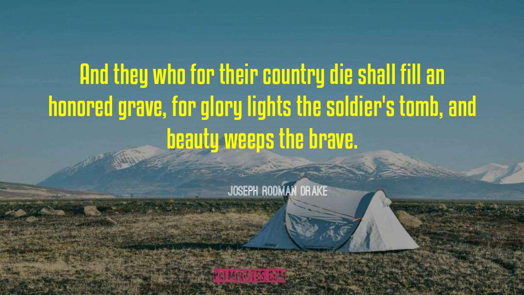 Memorial Day quotes by Joseph Rodman Drake