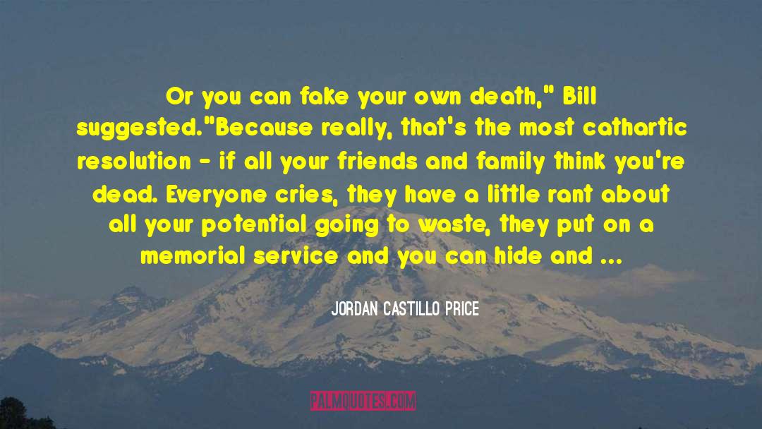 Memorial Service quotes by Jordan Castillo Price