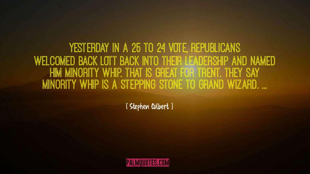 Memorial Stone quotes by Stephen Colbert