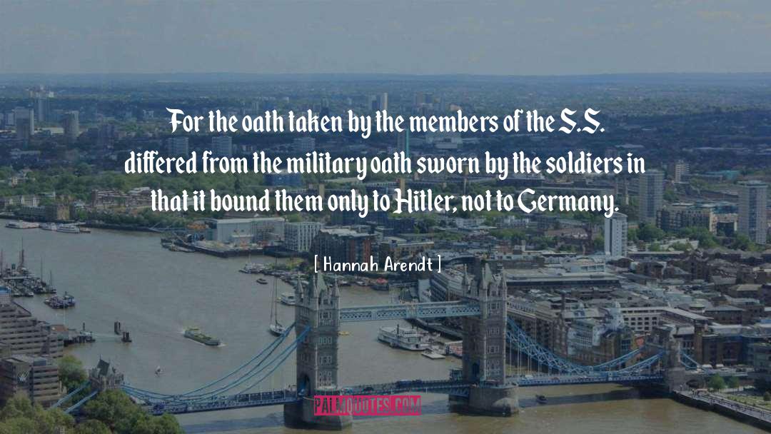 Memorializing Soldiers quotes by Hannah Arendt