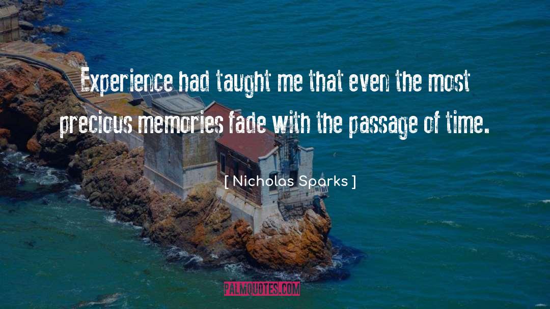 Memories Fade quotes by Nicholas Sparks