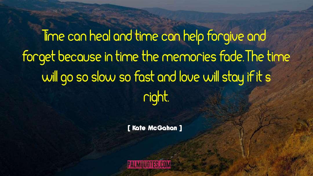 Memories Fade quotes by Kate McGahan