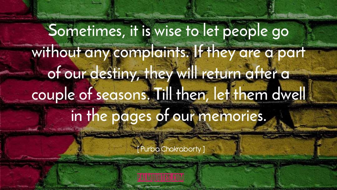 Memories Love quotes by Purba Chakraborty