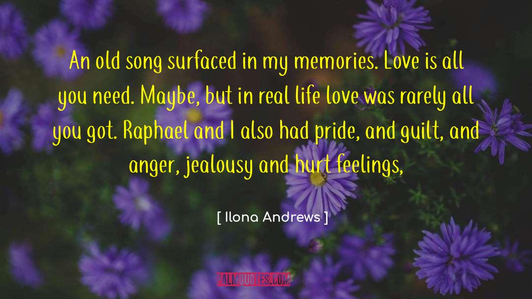 Memories Love quotes by Ilona Andrews