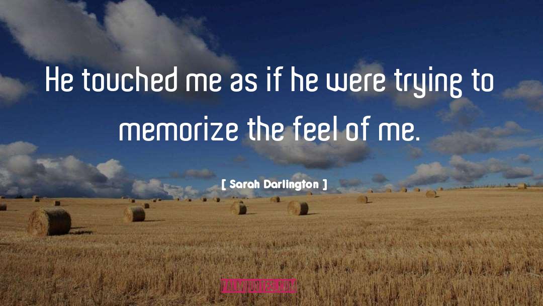 Memorize quotes by Sarah Darlington