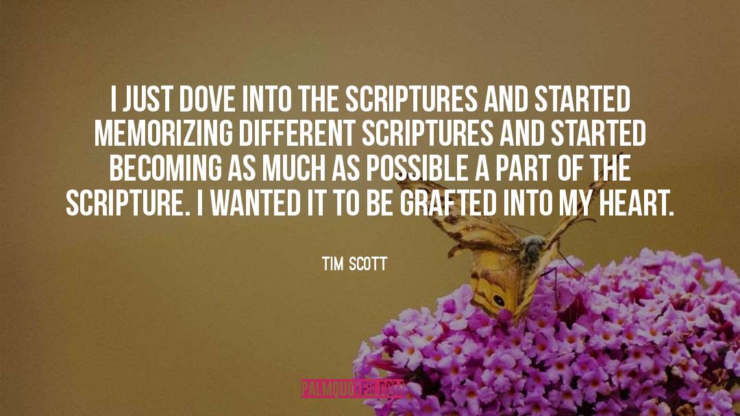 Memorizing quotes by Tim Scott