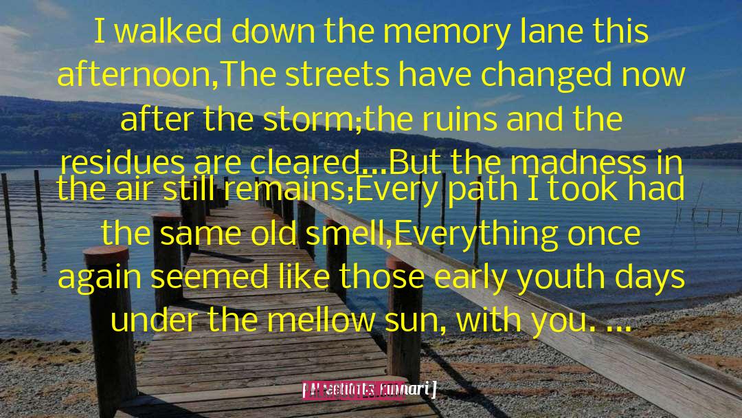 Memory Lane quotes by Preetilata Kumari