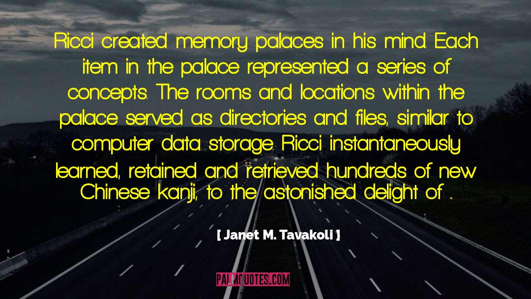 Memory Mapping quotes by Janet M. Tavakoli