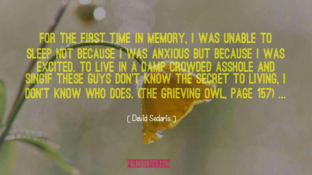 Memory Represssion quotes by David Sedaris