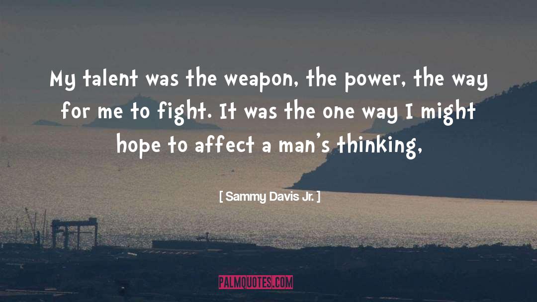 Men Bashing quotes by Sammy Davis Jr.