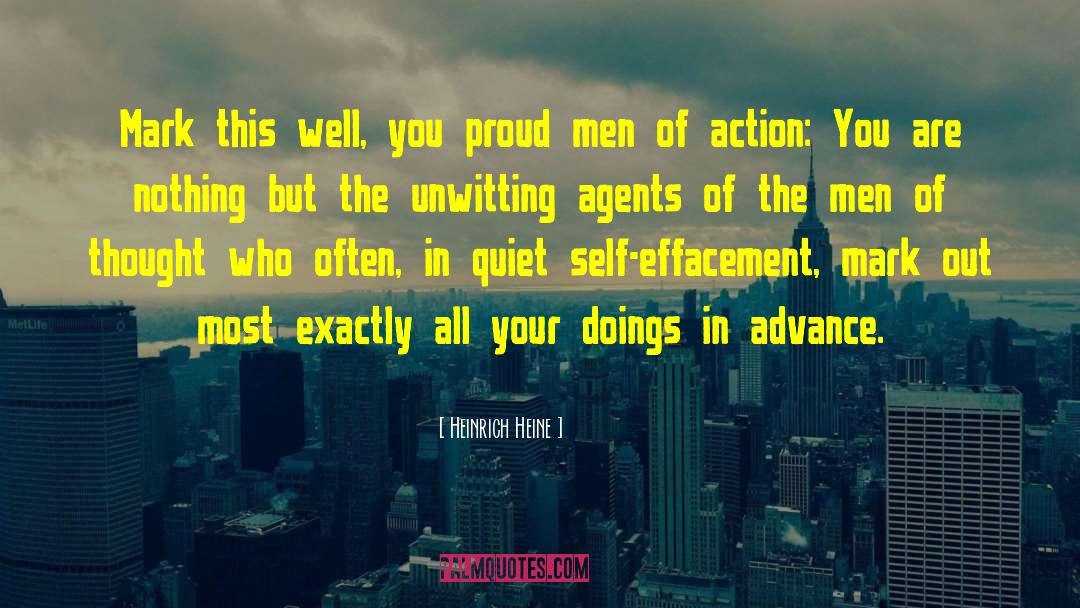 Men Of Action quotes by Heinrich Heine