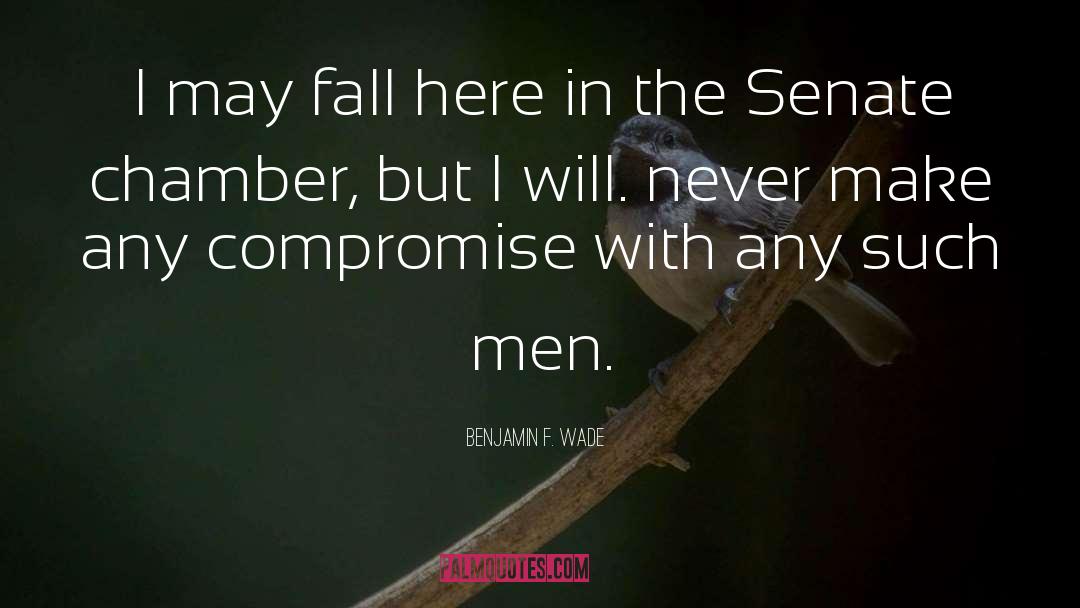 Men quotes by Benjamin F. Wade