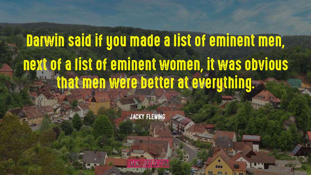 Men S Issues quotes by Jacky Fleming