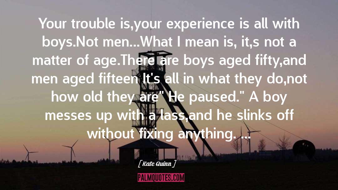 Men S Understandings quotes by Kate Quinn