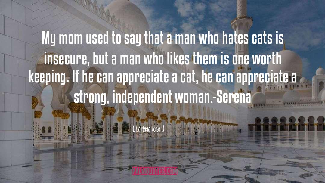 Men Vs Women quotes by Larissa Ione