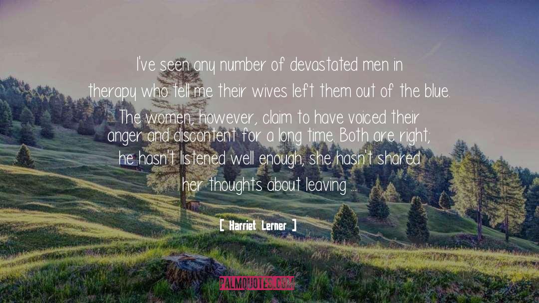 Men Women Make Up Humor quotes by Harriet Lerner