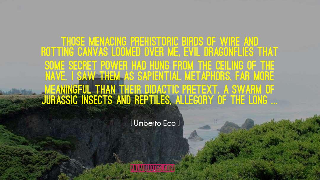 Menacing quotes by Umberto Eco