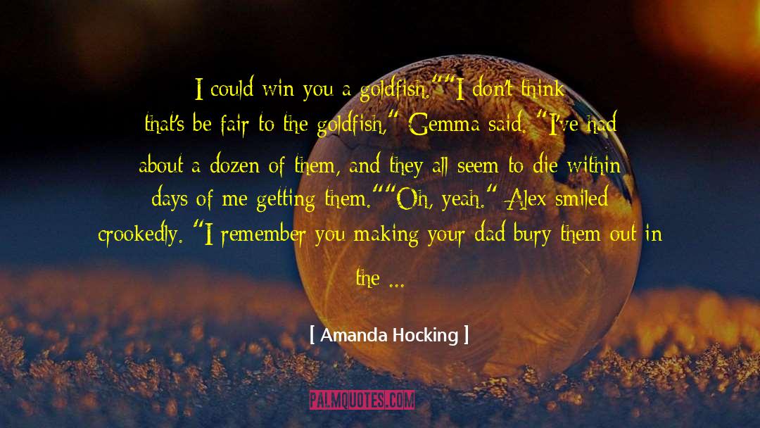 Menacing quotes by Amanda Hocking