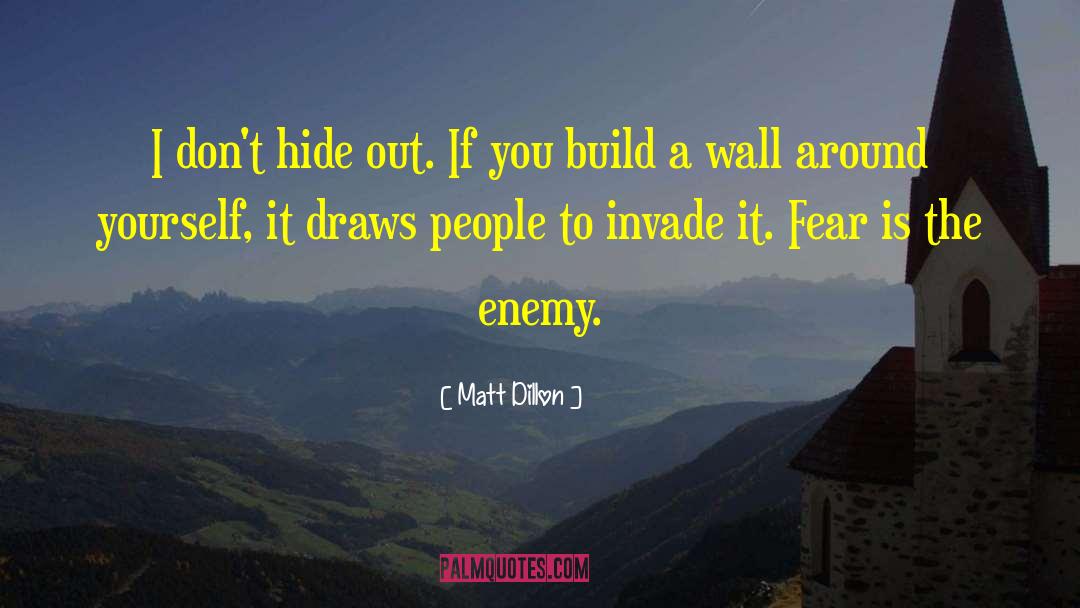 Mending Wall quotes by Matt Dillon