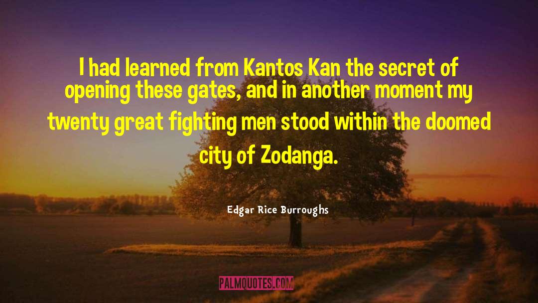 Menentukan Kan quotes by Edgar Rice Burroughs