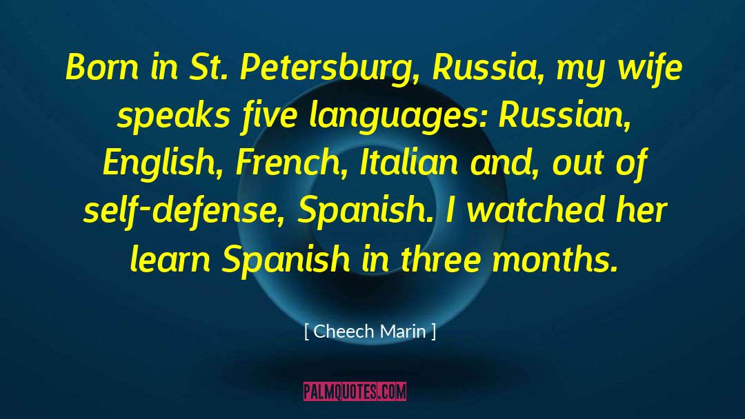 Menetap In English quotes by Cheech Marin