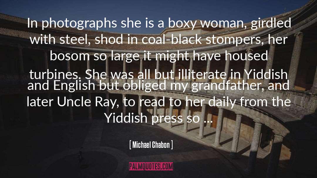 Menschlichkeit Yiddish quotes by Michael Chabon