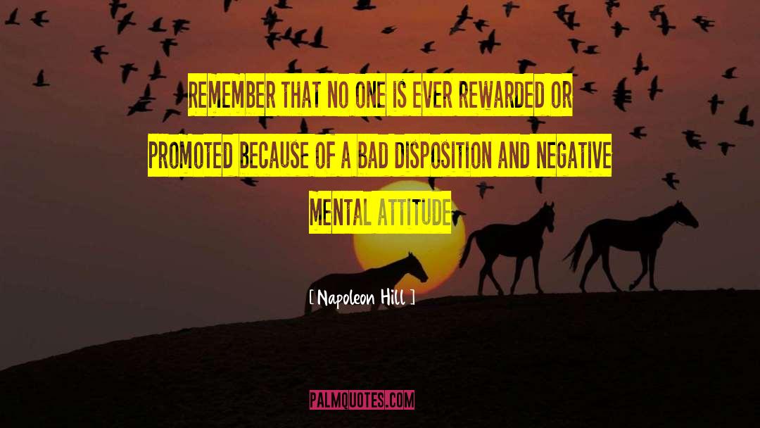 Mental Attitude quotes by Napoleon Hill